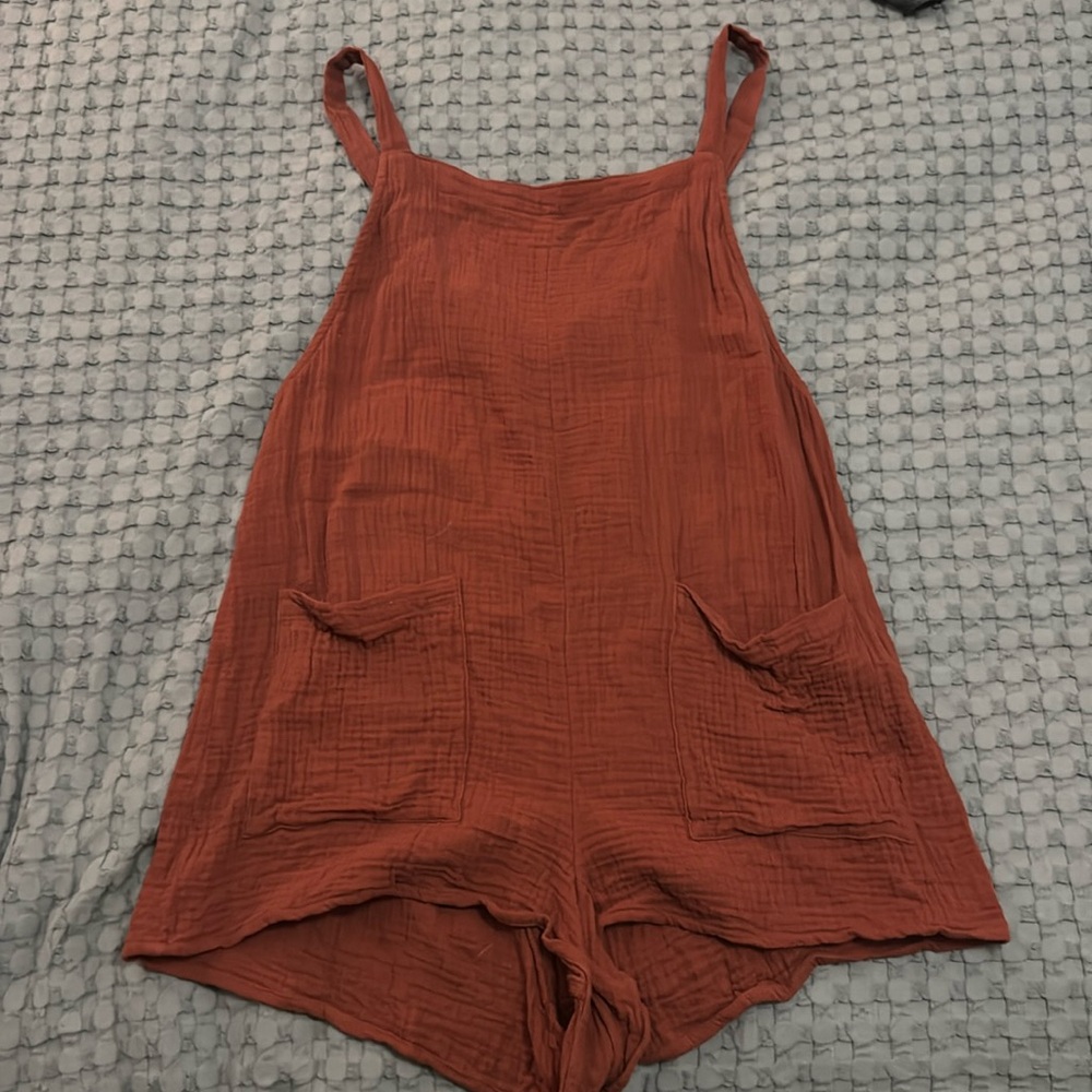 Burnt Orange Romper